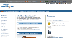 Desktop Screenshot of enjoyscandinavianart.com